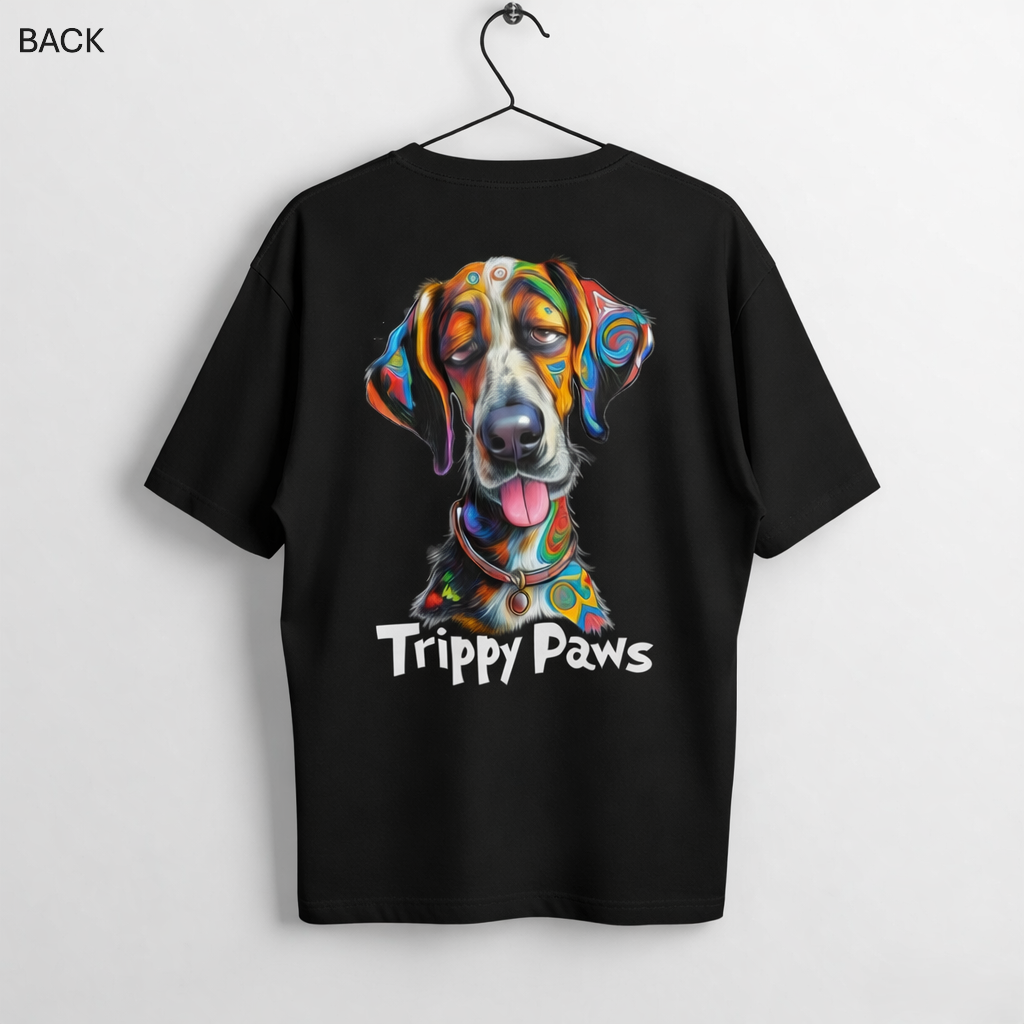 Unleavables Trippy Paws Unisex T-Shirt | Dog Lovers T-shirt | T Shirt for Men & Women