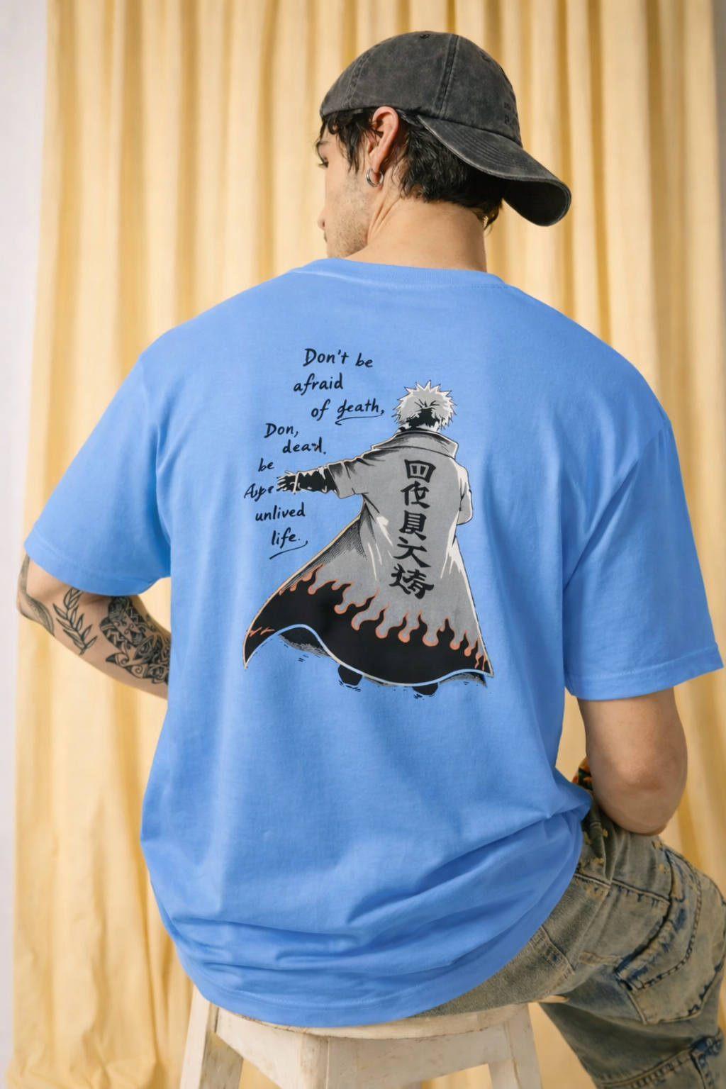 Naruto: Minato Unisex Oversized T-shirt