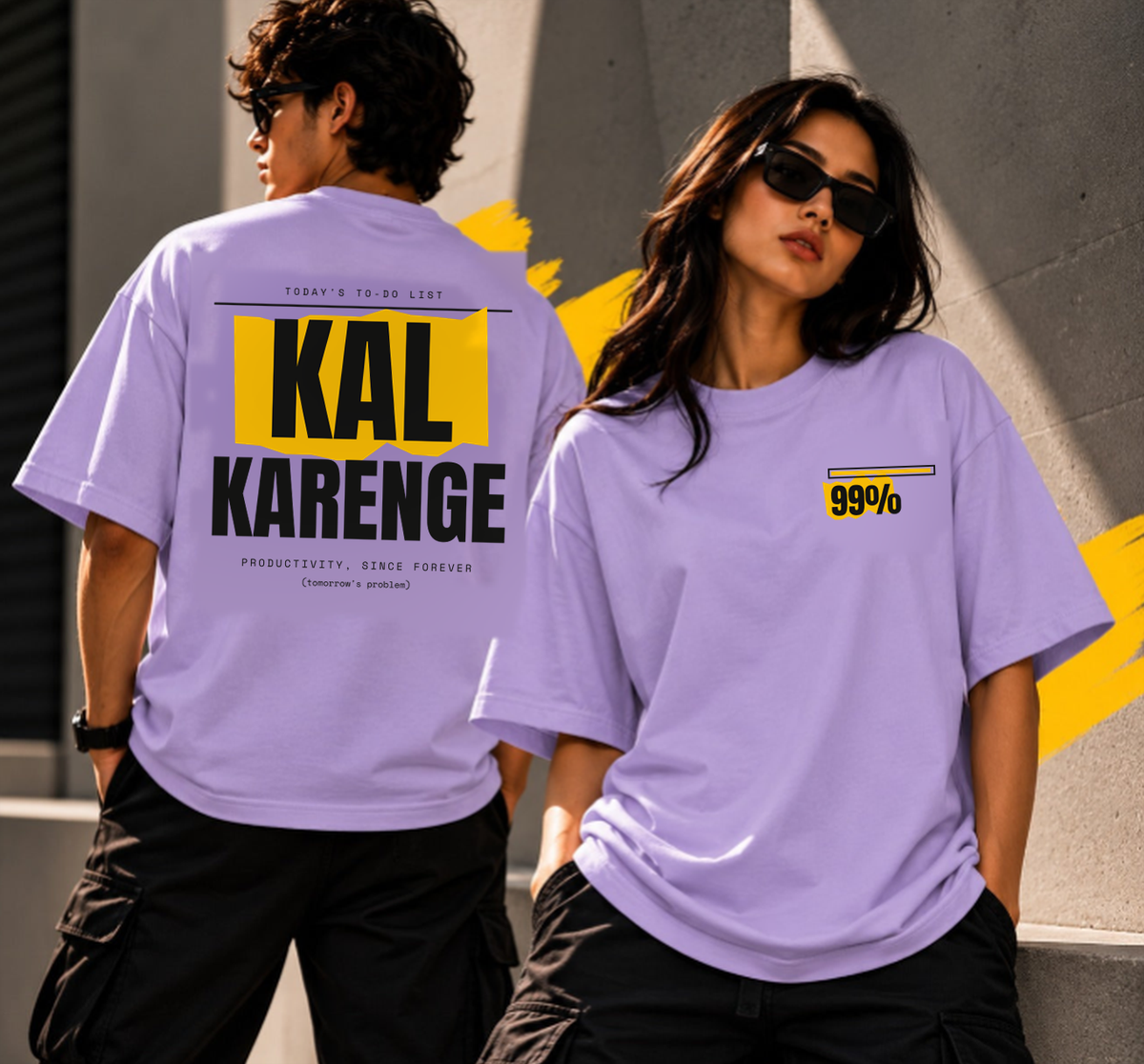 Kal Karenge Oversized T-Shirt for Men & Women