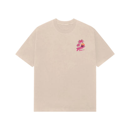 Oversized Gta Vc T-Shirt | Unisex Streetwear - Beige