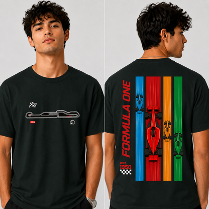 F1 "Exclusive Edition" Oversized Graphic T-Shirt 100% Cotton