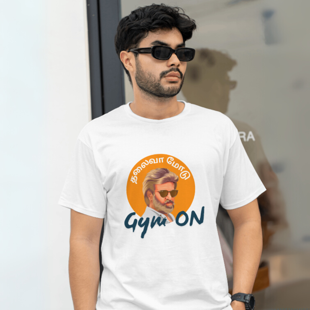 Thalaiva Mode: Gym ON | Oversized Unisex Gym & Fitness T-Shirt