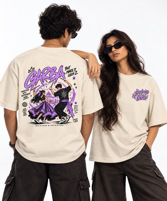 Garba but make it Gen-Z- Oversized Tee