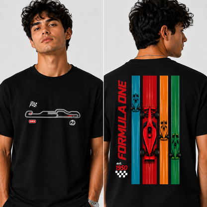 F1 "Exclusive Edition" Oversized Graphic T-Shirt 100% Cotton