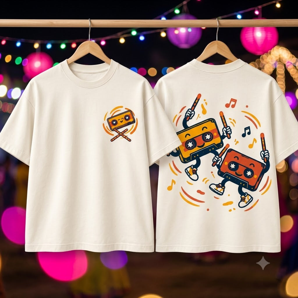 Garba Mixtape Oversized Unisex T-Shirt