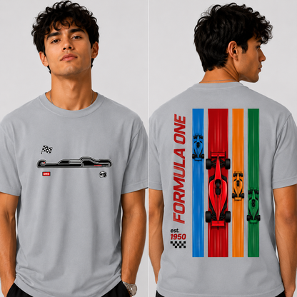 F1 "Exclusive Edition" Oversized Graphic T-Shirt 100% Cotton