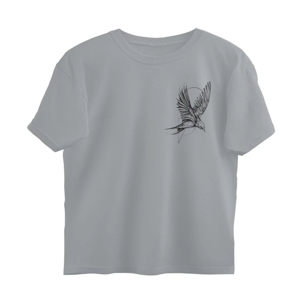 Premiuim Oversized T-Shirt - Prisoner of My Own Thoughts - Silver Frost