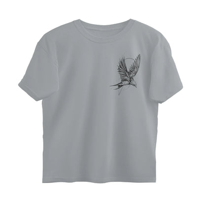 Premiuim Oversized T-Shirt - Prisoner of My Own Thoughts - Silver Frost