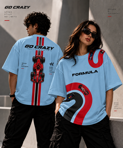 Oversized F1 Racing T-Shirt | Unisex Motorsport Streetwear