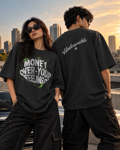 Money mindset oversized Tee