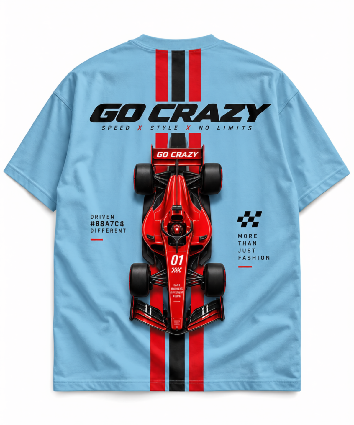 Oversized F1 Racing T-Shirt | Unisex Motorsport Streetwear