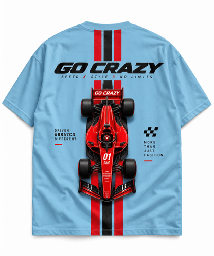 Oversized F1 Racing T-Shirt | Unisex Motorsport Streetwear