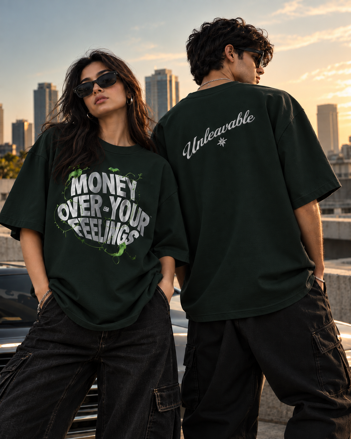 Money mindset oversized Tee