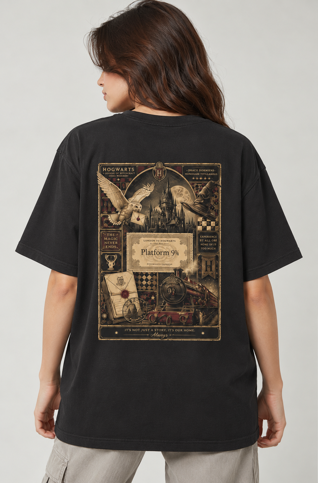 Harry Potter Vintage Graphic T-shirt