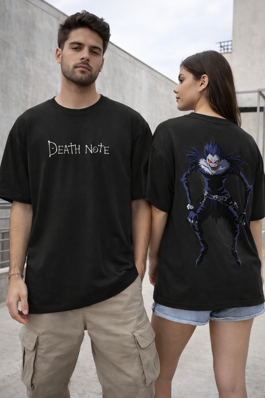 Death Note Ryuk Oversized Anime T-Shirt | Soft Cotton Streetwear Tee for Men and Women
