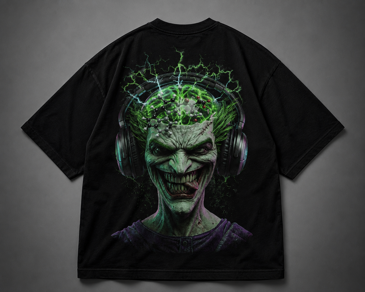 ''Mad Energy'' oversize Tee for Unisex l Cotton Blend (Soft & Durable)