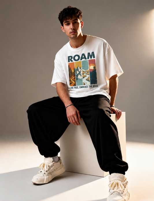 Adventure Graphic Oversized T-Shirt