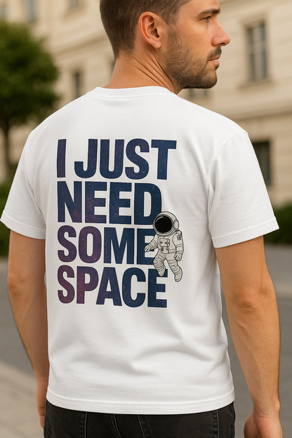 Unleavables Unisex Graphic T-Shirt| Astronaut Graphic| Cool Galaxy Print| Streetwear| 100% Cotton Casual Wear for Men & Women
