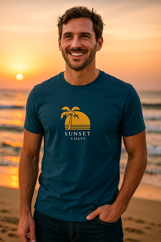 Unleavables | Sunset Coast T-shirt | Mens T-shirt | 100%cotton