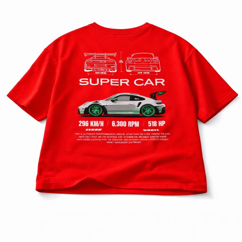 SUPERCAR Oversized Tshirt - UNISEX
