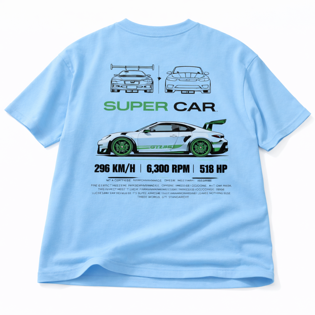 SUPERCAR Oversized Tshirt - UNISEX