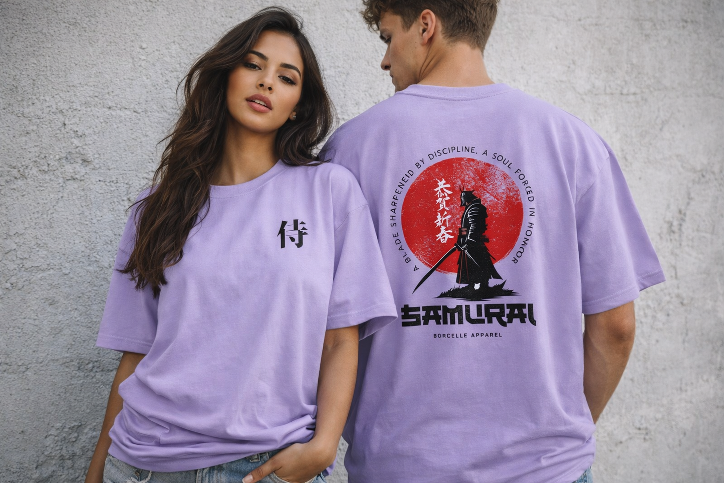 Samurai Oversized Graphic T-Shirt – Japanese Streetwear Edition