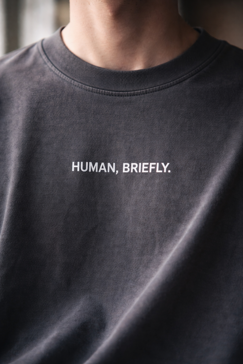 Human, Briefly. Oversized Graphic T-Shirt | Do What Breaks You Free