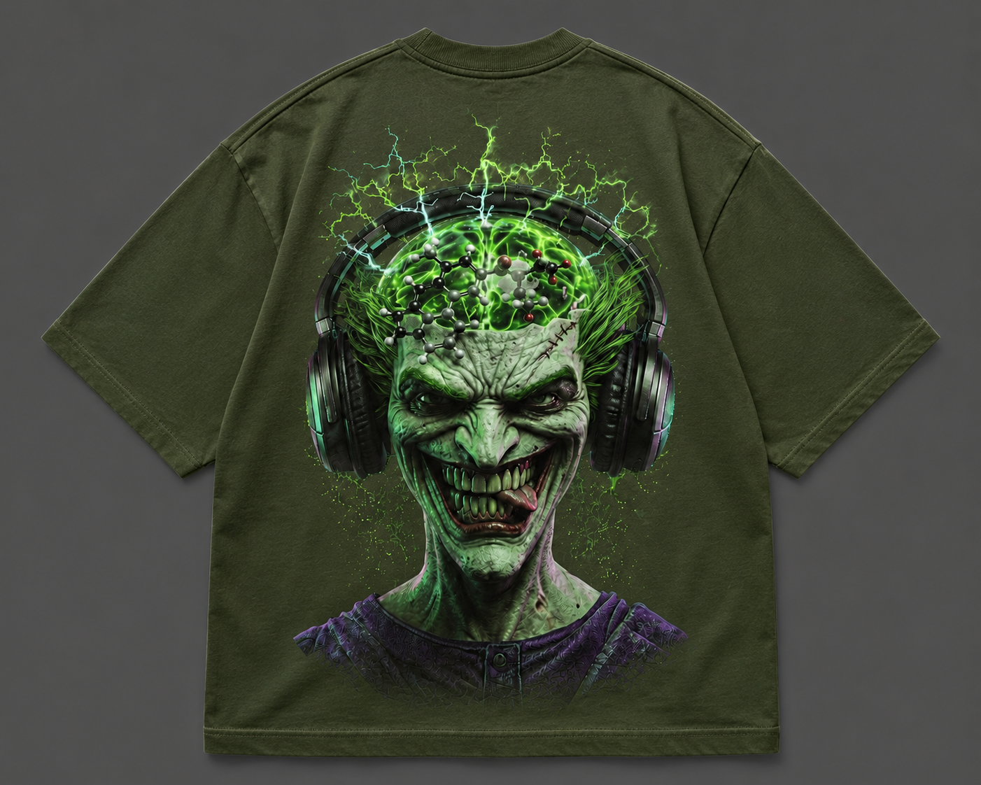 ''Mad Energy'' oversize Tee for Unisex l Cotton Blend (Soft & Durable)