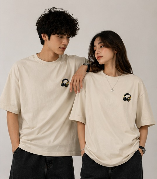 Oversized Graphic T-Shirt | Survived Family Gathering Print | Unisex Streetwear Tee