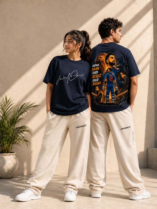Unleavables Virat Kohli Oversized T-Shirt | Premium Cotton Tee