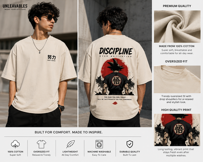 Oversized Anime T-Shirt for Men | 100% Cotton