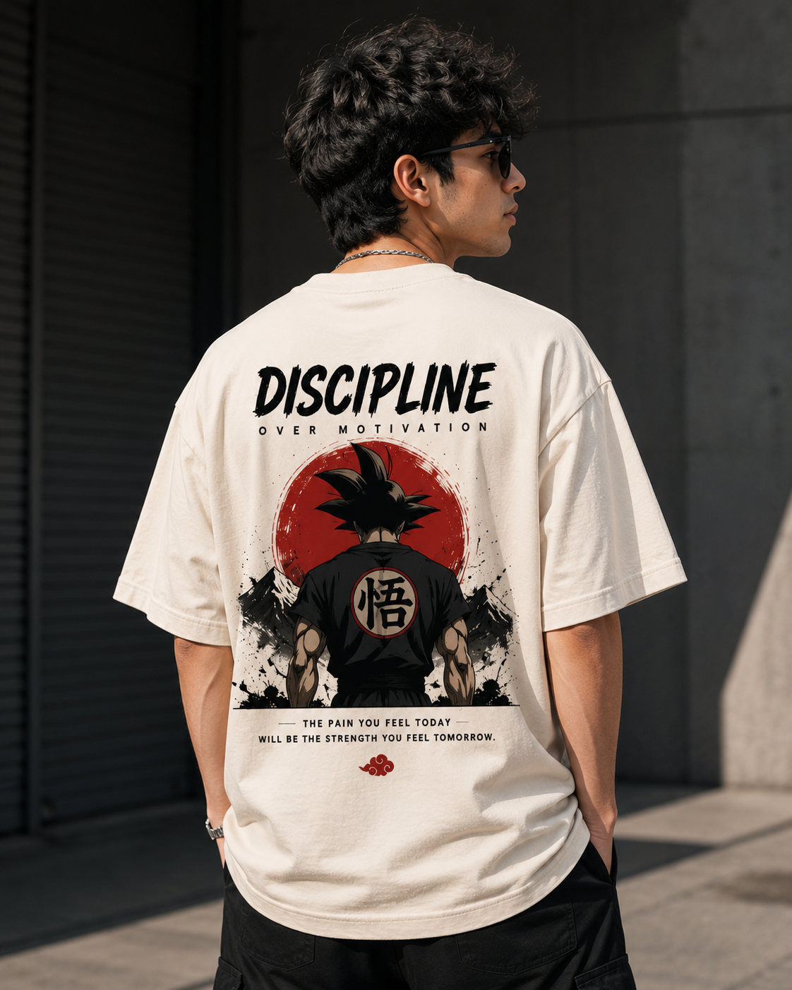 Oversized Anime T-Shirt for Men | 100% Cotton