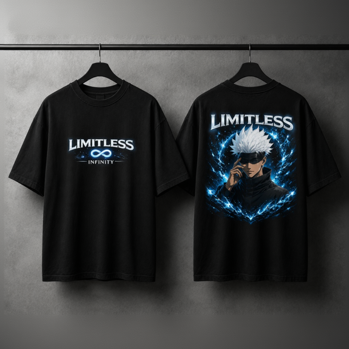 Unleavables Unisex Jujutsu Kaisen Gojo Satoru Graphic Anime T-Shirt