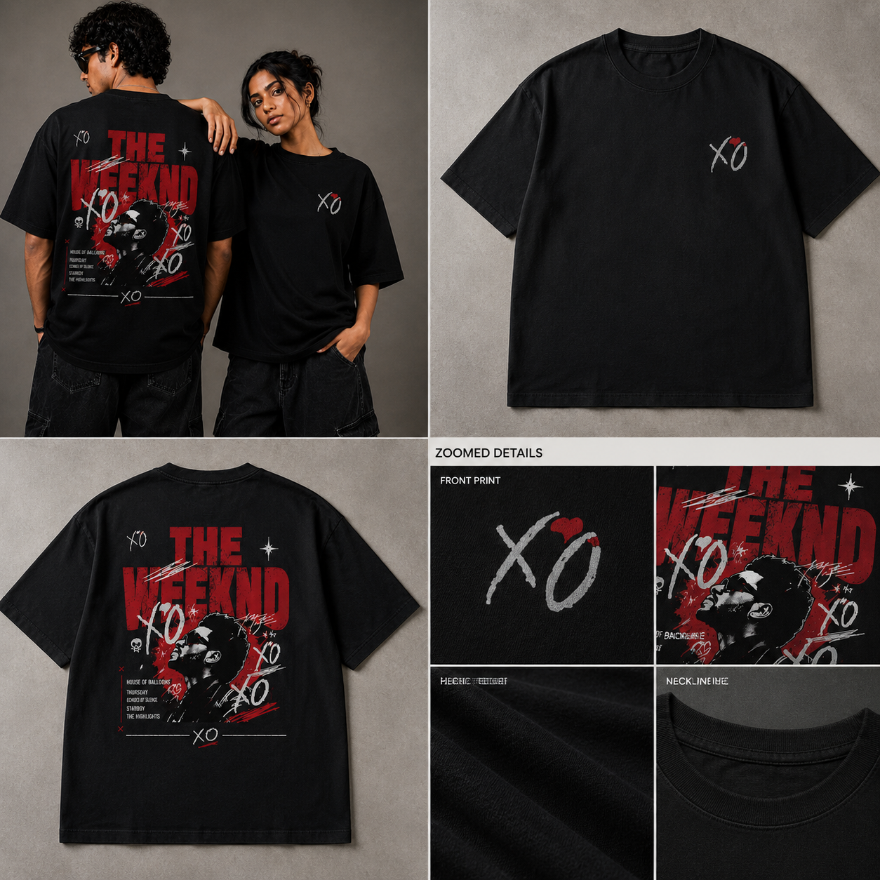 YouTube Music Weekend Eve Tシャツ The Weeknd Inspired Graphic Tee - Streetwear for Music Lovers