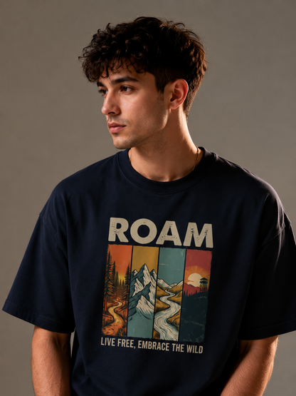 Adventure Graphic Oversized T-Shirt