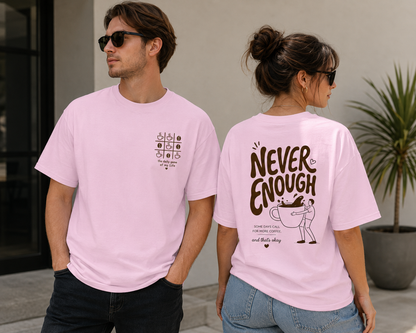 Coffee Addict Printed T-Shirt for Men & Women | Minimal Aesthetic Graphic Casual Tee