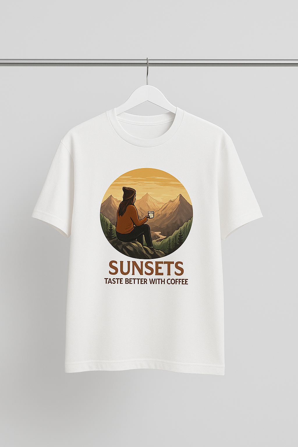 Unleavables | Travel & Coffee T-Shirt | Regular Unisex | 100% Cotton