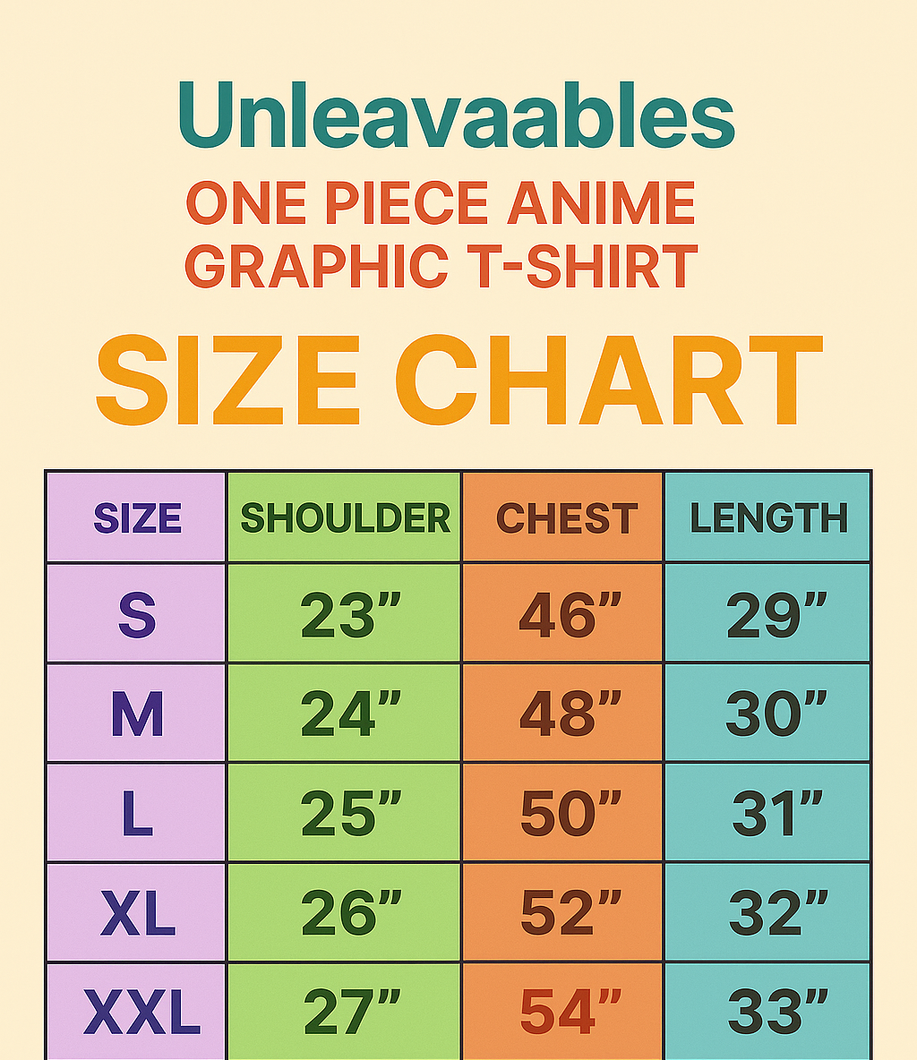 Unleavables | One Piece Anime Graphic T-Shirt