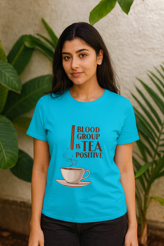 Unleavables – Blood Group Tea Positive T-Shirt