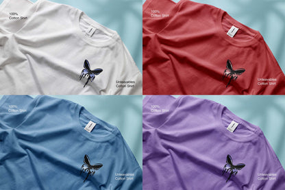 GardenDrift Butterfly Oversized Graphic Tee – Aesthetic Streetwear | Unisex | Oversized Tshirt | 100% Cotton