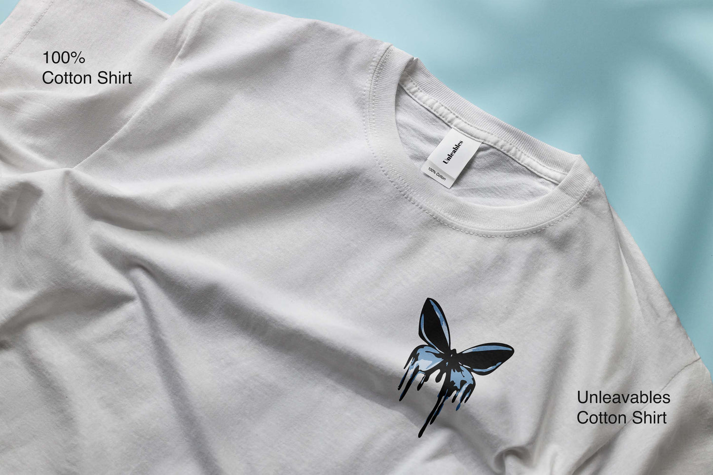 GardenDrift Butterfly Oversized Graphic Tee – Aesthetic Streetwear | Unisex | Oversized Tshirt | 100% Cotton