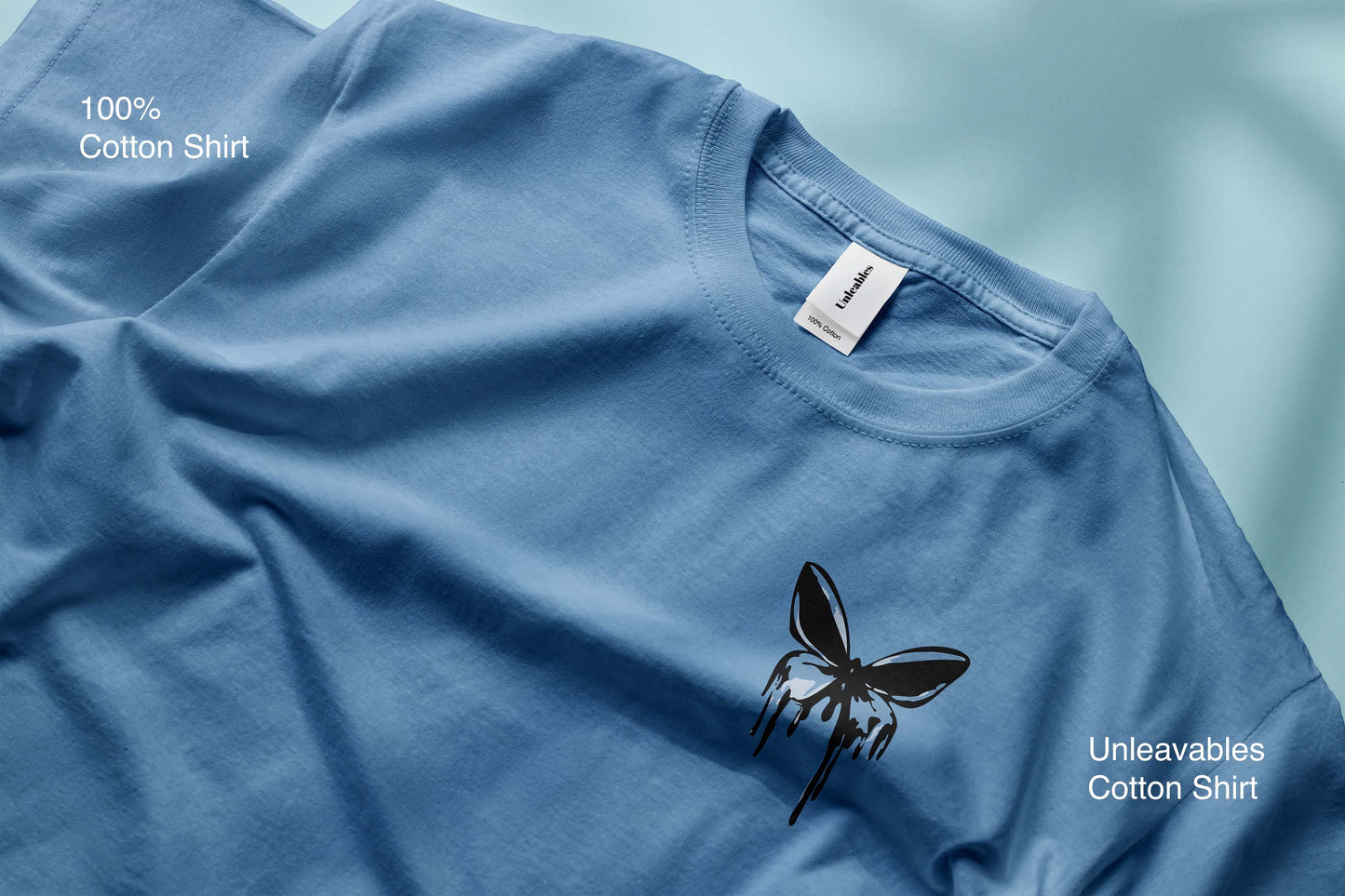 GardenDrift Butterfly Oversized Graphic Tee – Aesthetic Streetwear | Unisex | Oversized Tshirt | 100% Cotton
