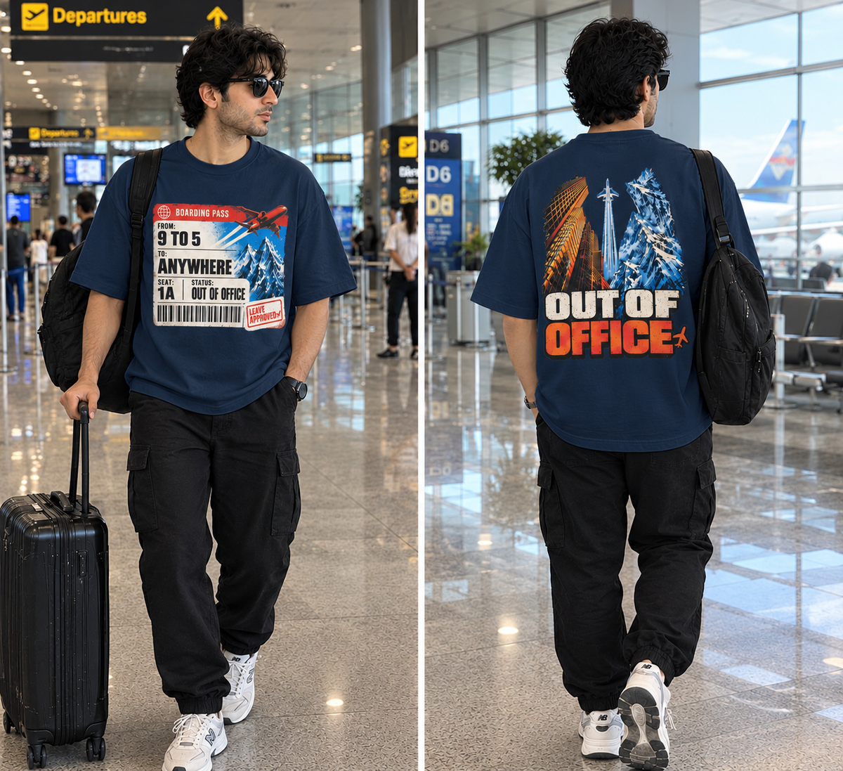 Unleavables Oversized Out of Office T-shirt Unisex