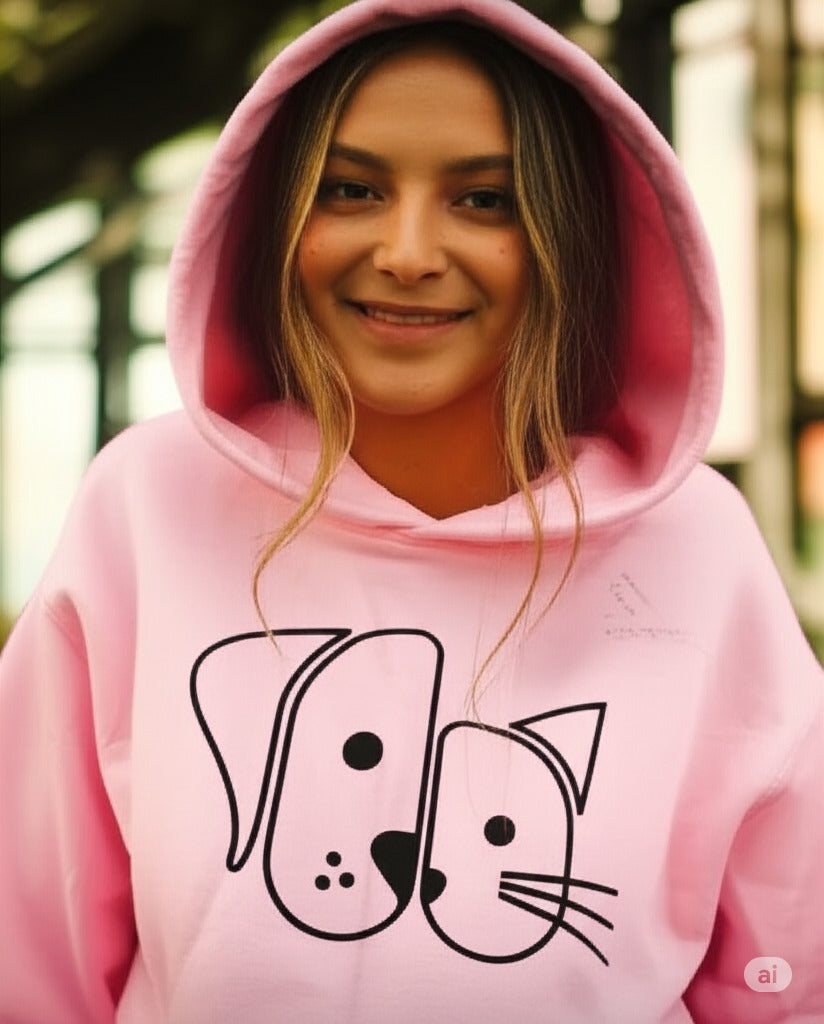 Unleavable's| Cute Dog Hoodie | For Pet Parents |Unisex Hoodie