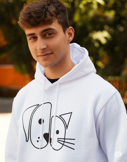 Unleavable's| Cute Dog Hoodie | For Pet Parents |Unisex Hoodie