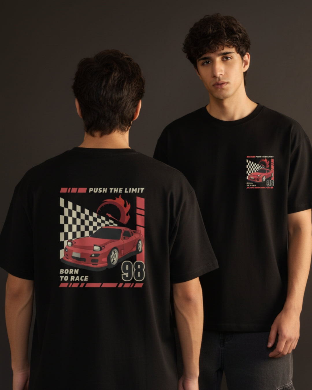 Unleavables Men  Cars T-Shirt - Printed | Regular Fit