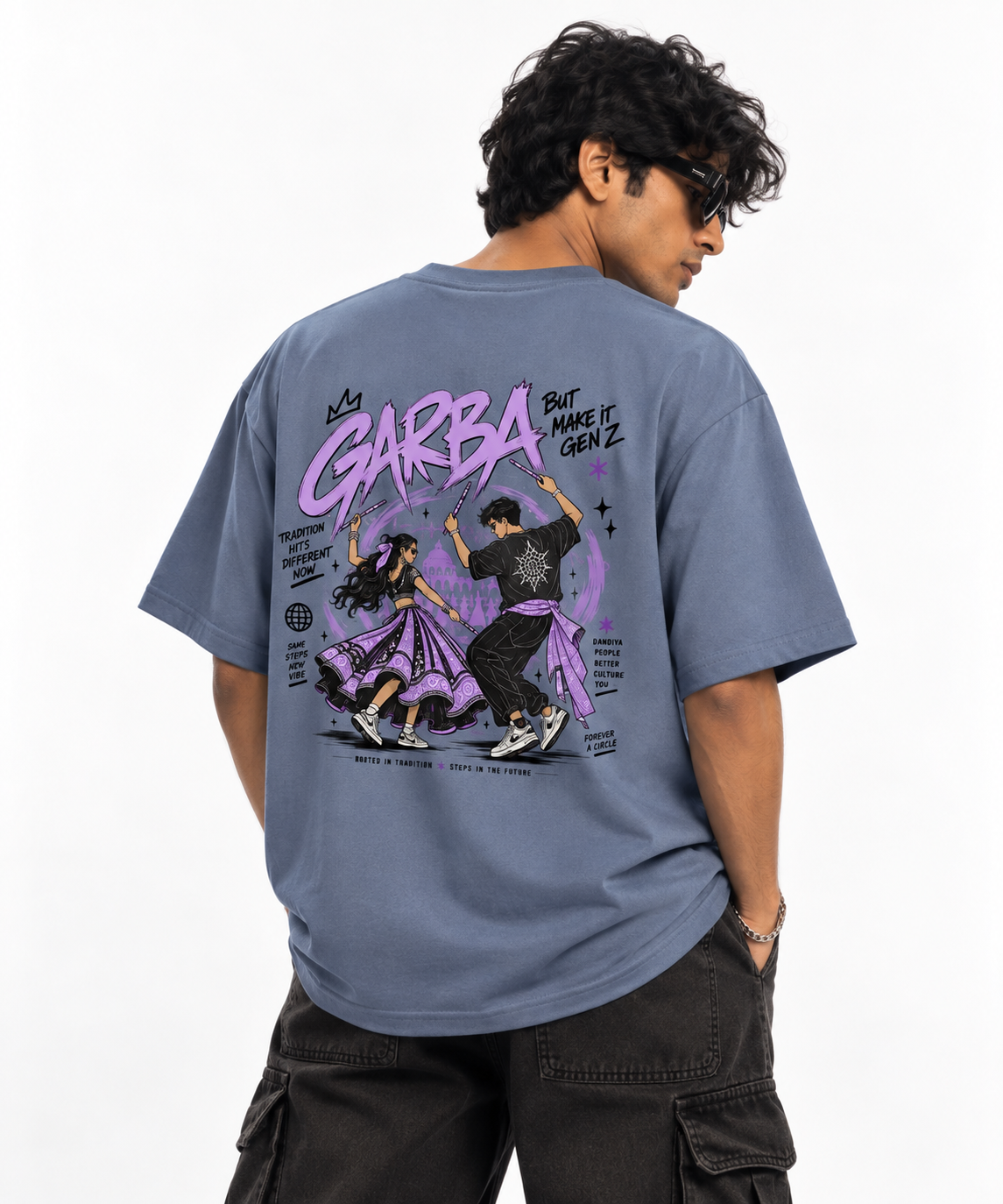 Garba but make it Gen-Z- Oversized Tee