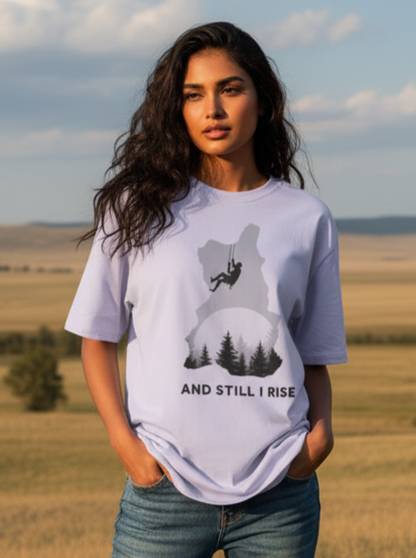 Unleavables "TRAVELER'S SOUL" - World Map & Wings Graphic | Oversized T-Shirt - Unisex | Soft Cotton | Relaxed Fit