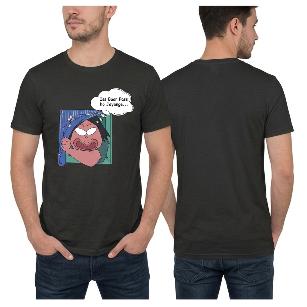 Shin Chan- Yonro Bhaiya Exclusive Graphic Print T-Shirt | Unleavable Unisex Casual Anime T-Shirt | 100% Cotton Round Neck Tee for Men & Women