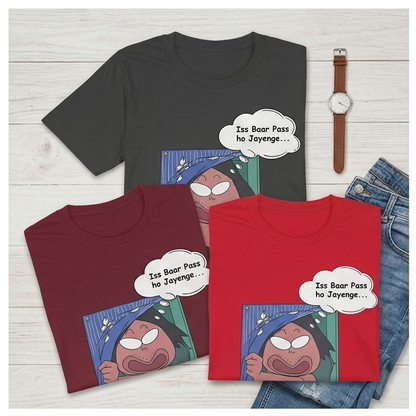 Shin Chan- Yonro Bhaiya Exclusive Graphic Print T-Shirt | Unleavable Unisex Casual Anime T-Shirt | 100% Cotton Round Neck Tee for Men & Women